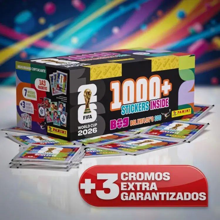 Caja XL · 1000+ figuritas